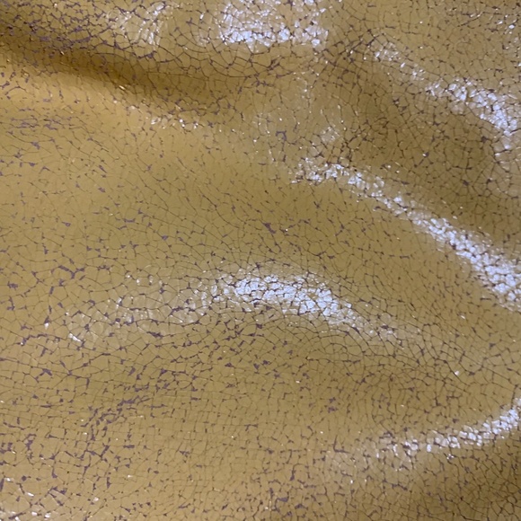 Mustard Rough Leather Bag by Charles Jourdan -NWOT - Picture 13 of 14